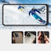 Akrylový Clear 3v1 obal na Samsung Galaxy S21 Ultra 5G - černý
