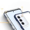 Akrylový Clear 3v1 obal na Samsung Galaxy S22 - modrý
