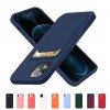 Vyztužený silikonový kryt s kapsičkou na Samsung Galaxy S22 Plus - modrý