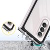 Akrylový Clear 3v1 obal na Samsung Galaxy Z Fold 4 - černý