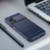 Ohebný carbon kryt na Xiaomi Poco M4 5G - modrý