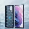 Ohebný carbon kryt na Samsung Galaxy S23 Ultra - modrý