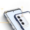 Akrylový Clear 3v1 obal na Samsung Galaxy S23 Plus - modrý