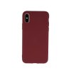 Matný TPU kryt na Xiaomi Redmi Note 8 Pro - burgundy