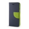 PU kožené pouzdro na Motorola Moto E30 / E40 - modro-zelené