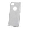 Třpytivý kryt na iPhone 13 - stříbrný