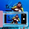 eng pl Waterproof phone case 115 mm x 220 mm pool beach bag light pink 148697 5