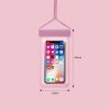 eng pl Waterproof phone case 115 mm x 220 mm pool beach bag light pink 148697 10