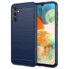 Ohebný carbon kryt na Samsung Galaxy A14 / A14 5G - modrý