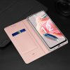 Dux Ducis Skin Pro luxusní flipové pouzdro na Xiaomi Redmi Note 12 4G - růžové