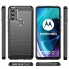 Ohebný carbon kryt na Motorola Moto G71 5G - černý