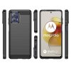 Ohebný carbon kryt na Motorola Moto G73 - černý