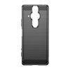 Ohebný carbon kryt na Sony Xperia Pro-I - černý