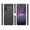 Ohebný carbon kryt na Sony Xperia 1 V - černý