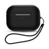 eng pl Silicone Case for AirPods Pro 2 AirPods Pro 1 Wrist Strap Lanyard black 148604 1