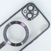 Chrome MagSafe kryt na iPhone 12 Pro Max – černý