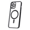 Chrome MagSafe kryt na iPhone 12 Pro Max – černý