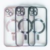 Chrome MagSafe kryt na iPhone 12 Pro – černý