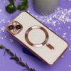 Chrome MagSafe kryt na iPhone 13 – rose gold