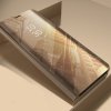Clear View neoriginální pouzdro na Samsung Galaxy S22 Ultra – zlaté