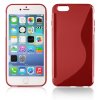 Silikonový S Case kryt na Iphone 6 plus červenýjpg
