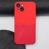 Matný Card Cover kryt na Xiaomi Redmi 10C – červený