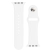 Silikonový řemínek s knoflíkovou sponou APS pro Apple Watch 8 / 7 / 6 / 5 / 4 / 3 / 2 / SE (41/40/38mm) – bílý