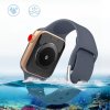 Univerzální silikonový řemínek APS pro Apple Watch 8 / 7 / 6 / 5 / 4 / 3 / 2 / SE (41/40/38mm) – mátový