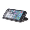 Magnetické flipové pouzdro na iPhone 15 Pro - černé