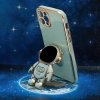 Astronaut kryt se stojánkem na iPhone 7 / 8 / SE 2020 / SE 2022 - mátový