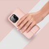 Dux Ducis Skin Pro luxusní flipové pouzdro na iPhone 15 Pro - růžové