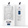 Silikonový kryt Dux Ducis Clin na iPhone 15 Pro s MagSafe - průhledný