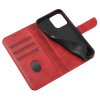 Magnetické elegantní pouzdro na iPhone 15 Pro - červené