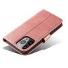 Magnetické elegantní pouzdro na iPhone 15 Pro - růžové