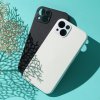 Koženkový elegantní kryt na iPhone 14 - bílý