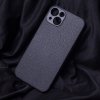 Koženkový elegantní kryt na iPhone 13 Pro Max - černý