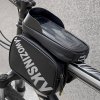 Wozinsky cyklistická brašna s pouzdrem na telefon / 1,5 l - černá(WBB21BK)