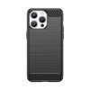 Ohebný carbon kryt na iPhone 15 Pro Max - černý
