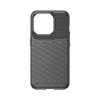 Thunder carbon kryt na iPhone 15 Pro - černý