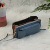 Psaníčko / kabelka / peněženka s pouzdrem na mobil - světle modrá