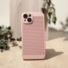 Airy perforovaný kryt na Samsung Galaxy S22 - růžový