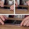 3D Full Glue tvrzené sklo na iPhone 15 Pro Max - černé