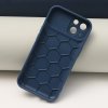 Jemně texturovaný kryt Honeycomb na Samsung Galaxy M33 5G - tmavě modrý