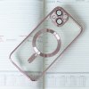 Chrome MagSafe kryt na iPhone 15 - rose gold