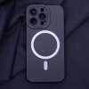 Silikonový kryt s MagSafe na iPhone 15 Pro Max - černý