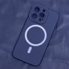 Silikonový kryt s MagSafe na iPhone 15 - modrý