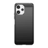 Ohebný carbon kryt na Xiaomi Redmi 12 / 12 5G - černý