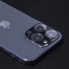 Celoskleněné ochranné sklo na čočku fotoaparátu na iPhone 15 - černé