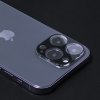 Celoskleněné ochranné sklo na čočku fotoaparátu na iPhone 15 Pro - černé
