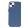 Saténový kryt na iPhone 15 - modrý